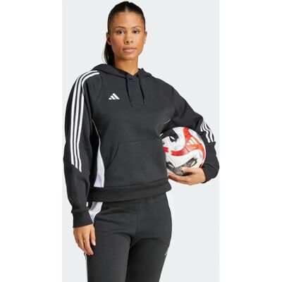 Adidas Tiro 24 Kapuzen Damen Sweatshirt - Schwarz Adidas Tiro 24 Kapuzen Damen Sweatshirt - Schwarz