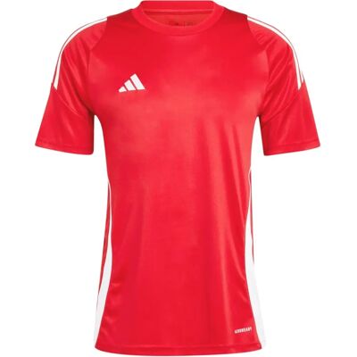 Adidas HEJ10-IS1016 Rotes Fußballtrikot - Tiro 24 - Herren Adidas HEJ10-IS1016 Rotes Fußballtrikot - Tiro 24 - Herren