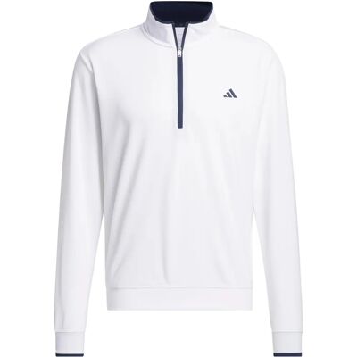 adidas Weiß Leichtgewicht Half-Zip Top - Top adidas Weiß Leichtgewicht Half-Zip Top - Top