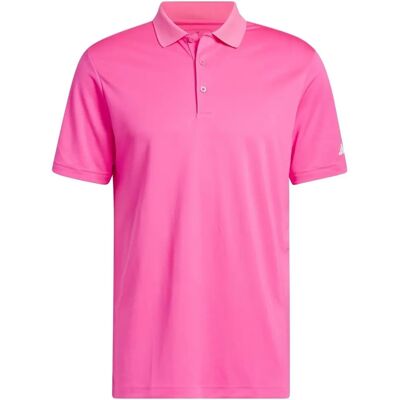 adidas Performance Golf Polo - Solar Pink - Performance Polo Shirt adidas Performance Golf Polo - Solar Pink - Performance Polo Shirt