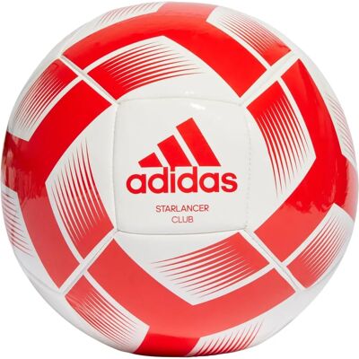 adidas Piłka Starlancer Club - Biała - Piłka nożna adidas Piłka Starlancer Club - Biała - Piłka nożna