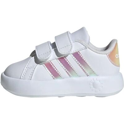 Μωβ παπούτσια adidas Grand Court 2.0 για μωρά - Unisex - Λευκό/Ίριδες - Υποστηρικτικά, Ανθεκτικά, Ανακυκλωμένα Μωβ παπούτσια adidas Grand Court 2.0 για μωρά - Unisex - Λευκό/Ίριδες - Υποστηρικτικά, Ανθεκτικά, Ανακυκλωμένα