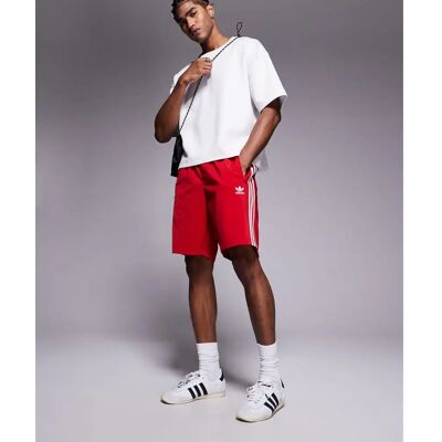Shorts adidas Firebird - Rosso - Tessuto leggero riciclato - Pantaloncini Shorts adidas Firebird - Rosso - Tessuto leggero riciclato - Pantaloncini