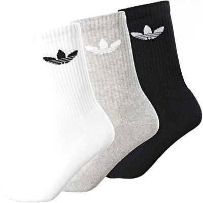 adidas Trefoil Sokker 3-Pak - Hvid adidas Trefoil Sokker 3-Pak - Hvid