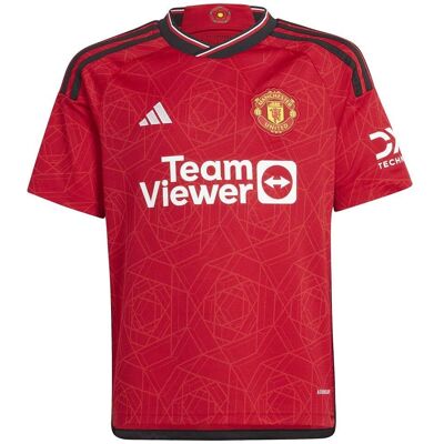 Adidas Manchester United Jugendshirt - Rot - 7-8J Adidas Manchester United Jugendshirt - Rot - 7-8J