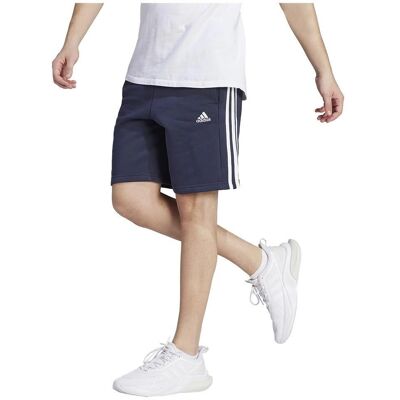 Shorts Essentials Fleece 3 bandes Adidas - Confort décontracté - Publicité Shorts Essentials Fleece 3 bandes Adidas - Confort décontracté - Publicité