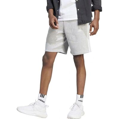 adidas 3 Streifen Fleece Shorts Grau - Shorts adidas 3 Streifen Fleece Shorts Grau - Shorts