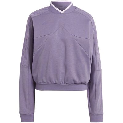 adidas Lila Ανετή εφαρμογή Φτερούγες μανίκια - Φούτερ adidas Lila Ανετή εφαρμογή Φτερούγες μανίκια - Φούτερ