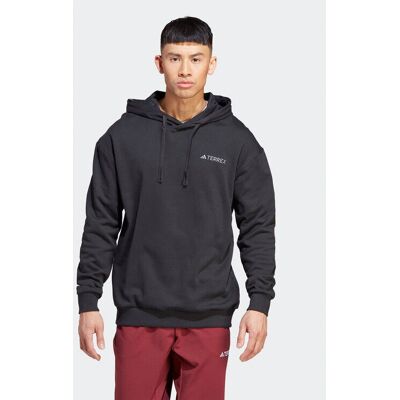 adidas Logo Hoodie - Schwarz - Bio-Baumwolle - Outdoor Spirit - Kapuzenpullover - Herren adidas Logo Hoodie - Schwarz - Bio-Baumwolle - Outdoor Spirit - Kapuzenpullover - Herren