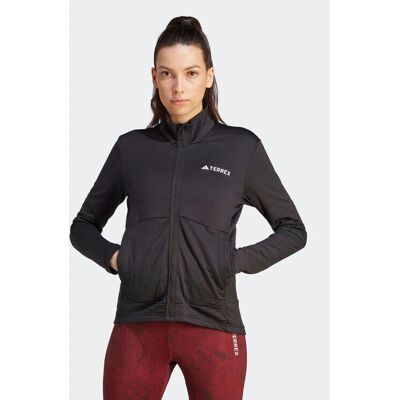 adidas Terrex Multi Light Fleece Hel-zip Jakke - Kvinde - Sort adidas Terrex Multi Light Fleece Hel-zip Jakke - Kvinde - Sort