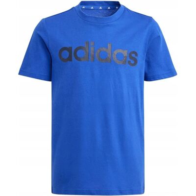 T-shirt z bawełny Adidas Essentials z liniowym logo - T-shirt T-shirt z bawełny Adidas Essentials z liniowym logo - T-shirt