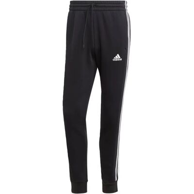 adidas Essentials Fleece 3-Stripes Tapered Cuff Παντελόνια - Άνδρες - Μαύρο adidas Essentials Fleece 3-Stripes Tapered Cuff Παντελόνια - Άνδρες - Μαύρο