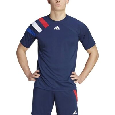 adidas Fortore 23 Jersey - Blue - Moisture-Absorbing, Recycled Material - Football Jersey adidas Fortore 23 Jersey - Blue - Moisture-Absorbing, Recycled Material - Football Jersey