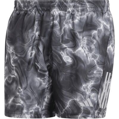 adidas Șorturi albe cu imprimeu complet - Shorts adidas Șorturi albe cu imprimeu complet - Shorts