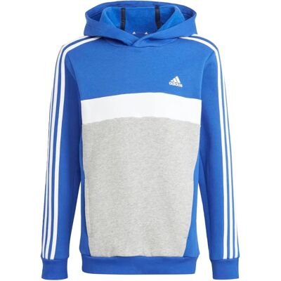adidas Tiberio 3-Strepen Kleurblok Fleece Hoodie - Kids adidas Tiberio 3-Strepen Kleurblok Fleece Hoodie - Kids