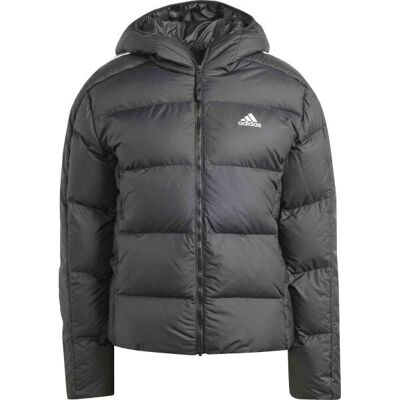 adidas W ESS M D HO J Fekete - Kabát adidas W ESS M D HO J Fekete - Kabát