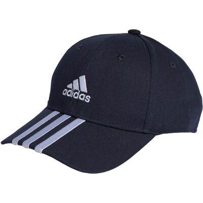 Adidas Baseball 3-Streifen Baumwoll Twill Baseball Cap - (II3510) legend ink/weiß Adidas Baseball 3-Streifen Baumwoll Twill Baseball Cap - (II3510) legend ink/weiß
