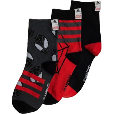 adidas - Bambini - Calzini Spider-Man 3 Paia - Nero adidas - Bambini - Calzini Spider-Man 3 Paia - Nero