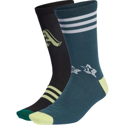 Calze adidas Kids Brand Love 3 Paia - Verde - Calze Calze adidas Kids Brand Love 3 Paia - Verde - Calze
