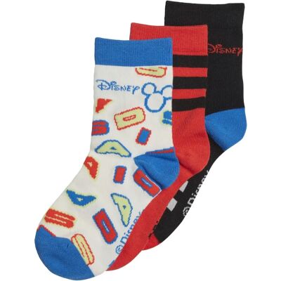 Chaussettes adidas Enfants Mickey Mouse 3 Paires - Noir Chaussettes adidas Enfants Mickey Mouse 3 Paires - Noir