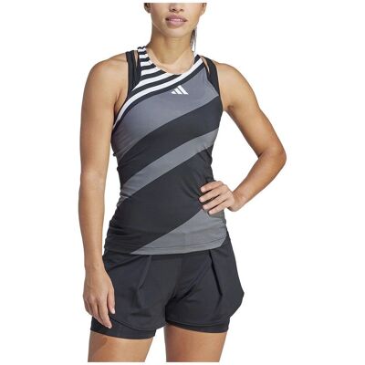 adidas Pro Y Tennisshirt - Nauwsluitend - V-hals - Zwart adidas Pro Y Tennisshirt - Nauwsluitend - V-hals - Zwart