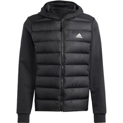 adidas Hybrid Daunenjacke mit Kapuze - Herren - Schwarz adidas Hybrid Daunenjacke mit Kapuze - Herren - Schwarz