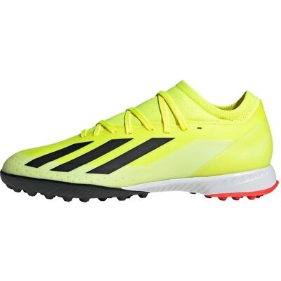 buty do piłki nożnej adidas X Crazyfast League Turf - Żółte buty do piłki nożnej adidas X Crazyfast League Turf - Żółte