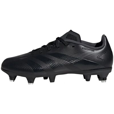 adidas Predator 24 League Childrens Soft Ground Boots - Black/Black adidas Predator 24 League Childrens Soft Ground Boots - Black/Black