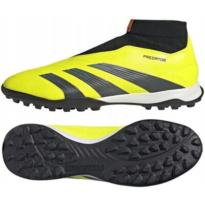 adidas Predator 24 League Laceless Turf Buty - Żółty / Model: 24 League Laceless / Sztuczna trawa / Piłka nożna adidas Predator 24 League Laceless Turf Buty - Żółty / Model: 24 League Laceless / Sztuczna trawa / Piłka nożna