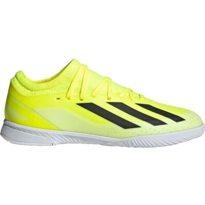Dziecięce buty do halowej piłki nożnej Adidas Crazyfast League - Żółte Dziecięce buty do halowej piłki nożnej Adidas Crazyfast League - Żółte