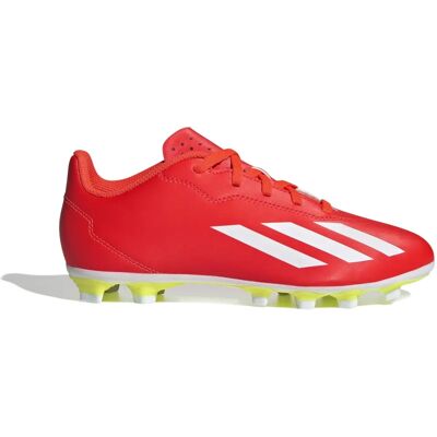 adidas X Crazyfast Club Junior fotbollsskor - Röd/Vit/Yllw adidas X Crazyfast Club Junior fotbollsskor - Röd/Vit/Yllw