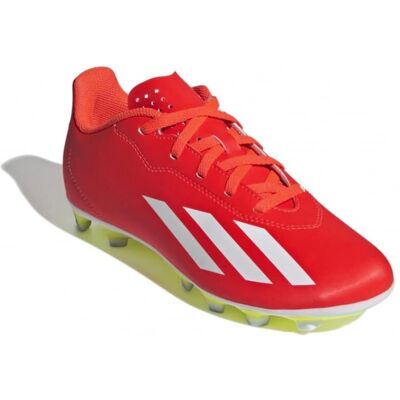 adidas X Crazyfast Club junior fotbollsskor - Röd/Vit/Yellow adidas X Crazyfast Club junior fotbollsskor - Röd/Vit/Yellow