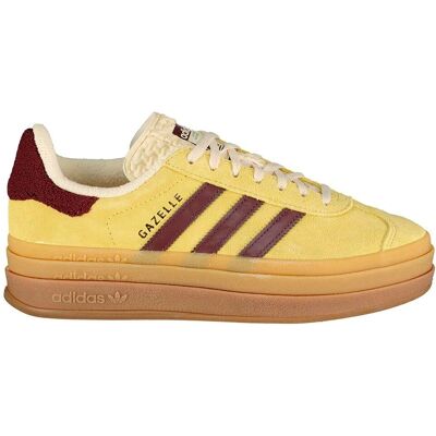 adidas Gazelle Bold Quase Amarelo / Borgonha - Tênis adidas Gazelle Bold Quase Amarelo / Borgonha - Tênis