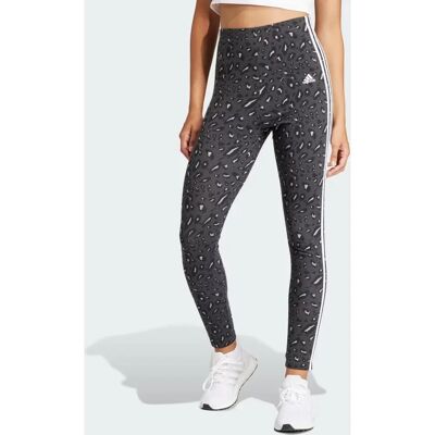 Pantaloni Adidas IN9933 nero/bianco - Vestibilità slim, Cotone/sintetico, Vita alta - Pantaloni Pantaloni Adidas IN9933 nero/bianco - Vestibilità slim, Cotone/sintetico, Vita alta - Pantaloni