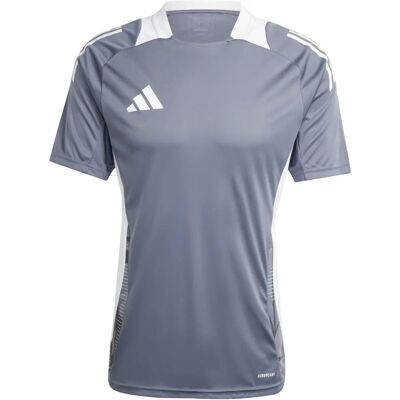 T-Shirt d'entraînement Adidas Tiro 24 gris à manches courtes - T-Shirt - Publicité T-Shirt d'entraînement Adidas Tiro 24 gris à manches courtes - T-Shirt - Publicité