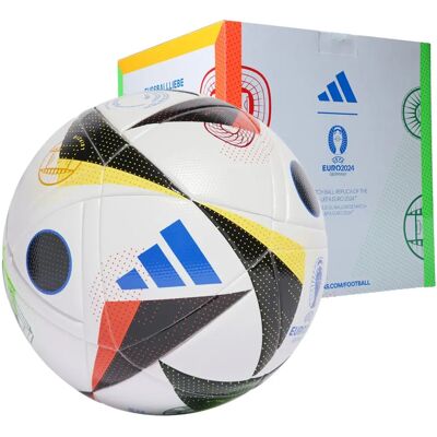 Football Euro 2024 adidas - Blanc, Taille 4, Ballon officiel - Publicité Football Euro 2024 adidas - Blanc, Taille 4, Ballon officiel - Publicité
