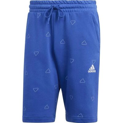 Szorty Adidas - Regulowana długość, Ekologiczna bawełna, Semi Lucid Blue Szorty Adidas - Regulowana długość, Ekologiczna bawełna, Semi Lucid Blue