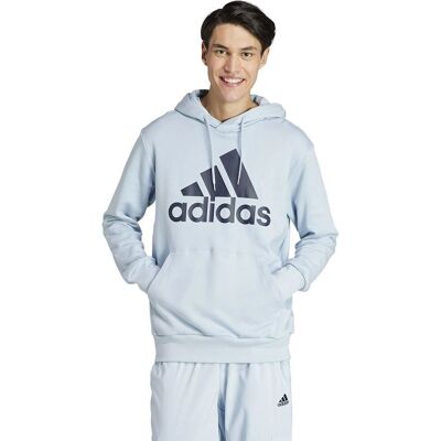 Adidas Hellblauer Hoodie - French Terry Großes Logo - Hoodie Adidas Hellblauer Hoodie - French Terry Großes Logo - Hoodie