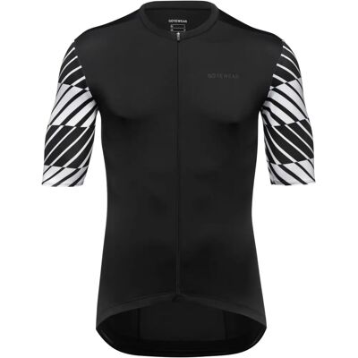 Gore Wear Swiftride Optical Jersey - Schwarz-Weiß Fahrradtrikot Gore Wear Swiftride Optical Jersey - Schwarz-Weiß Fahrradtrikot