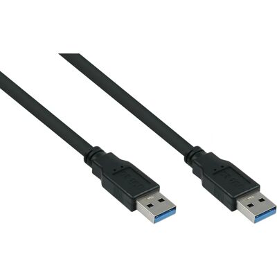 Alcasa UK30P-AA-030S USB 3m Kabel - USB 3.2 Gen 1 - Schwarz Alcasa UK30P-AA-030S USB 3m Kabel - USB 3.2 Gen 1 - Schwarz