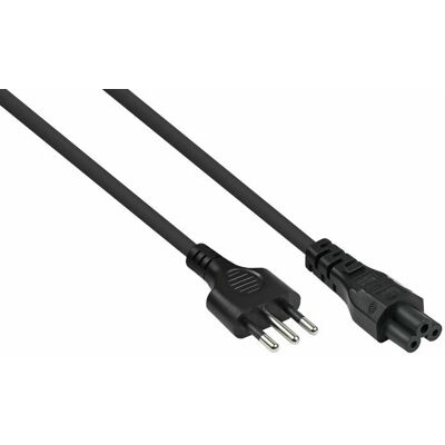 Câble d'alimentation Kabelmeister Type L IEC C5 - 1,8m Noir - Publicité Câble d'alimentation Kabelmeister Type L IEC C5 - 1,8m Noir - Publicité