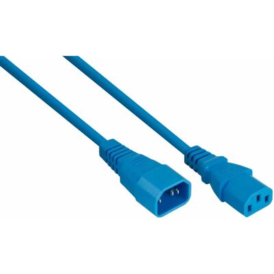 KABELMEISTER SK1430-B005 Stromkabel - Blau 0,5 m IEC C14 C13 KABELMEISTER SK1430-B005 Stromkabel - Blau 0,5 m IEC C14 C13