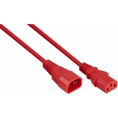 Kabelmeister - SK1430-R030 - Rot - 3 m - Netzkabel Kabelmeister - SK1430-R030 - Rot - 3 m - Netzkabel