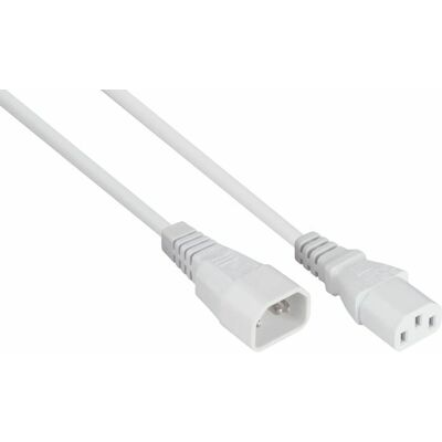 Kabelmeister White Power Cable - IEC C14 to C13 - 0.5m Kabelmeister White Power Cable - IEC C14 to C13 - 0.5m