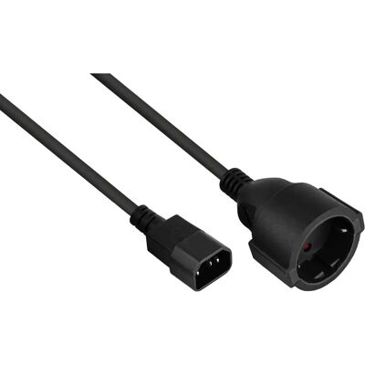 Cablemeister SK1402-S002 Câble d'alimentation - IEC C14 à F, 0,15m, Noir - Publicité Cablemeister SK1402-S002 Câble d'alimentation - IEC C14 à F, 0,15m, Noir - Publicité