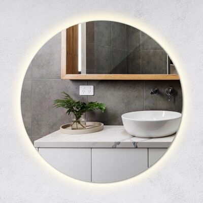 Runder LED-Spiegel für Make-up - 100cm Neutral Licht - LED mirror Runder LED-Spiegel für Make-up - 100cm Neutral Licht - LED mirror