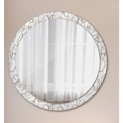 Wondeca 100cm Średnica Dekoracyjne Okrągłe Lustro - Nowoczesny Design Wondeca 100cm Średnica Dekoracyjne Okrągłe Lustro - Nowoczesny Design