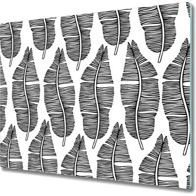Coloray - Palma z Glass - 60x52 cm - Palma Czarna - Deska do krojenia Coloray - Palma z Glass - 60x52 cm - Palma Czarna - Deska do krojenia