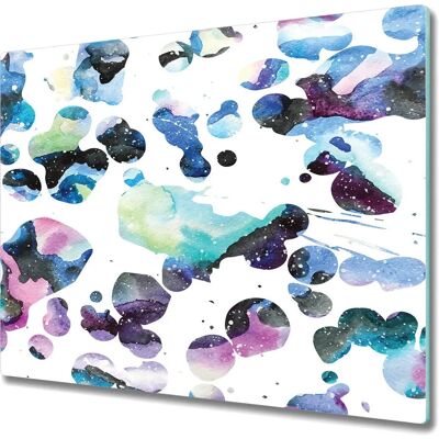 Coloray - Galaxy Splash - 60x52 cm - Induction cooktop cover Coloray - Galaxy Splash - 60x52 cm - Induction cooktop cover