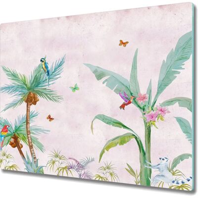 Coloray - Planche à découper Jungle Paradisiaque - 60x52 cm - Cutting board Coloray - Planche à découper Jungle Paradisiaque - 60x52 cm - Cutting board